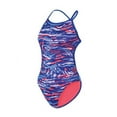 thumbnail image 2 of DOLFIN Bellas Female Cross Back Swimsuit - Prowler Pink,Prowler Pink (586),28, 2 of 2