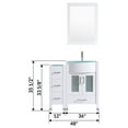 thumbnail image 3 of 48 White Vanity Set - One 36 Sink Base, One 12 Drawer Base (LV3-C3-48-W), 3 of 4