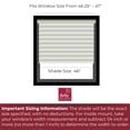 thumbnail image 2 of Arlo Blinds Single Cell Room Darkening Cordless Cellular Shades, Color: Ivory, Size: 46"W x 60"H, 2 of 6