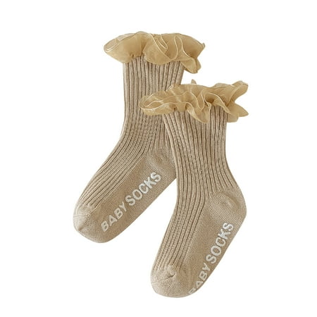 

12 Month Girl Winter Clothes All Things Baby Girl Toddler Girls Children s Socks Girls Spring Autumn Winter Baby Solid Color Lace Princess Mid Calf Socks 6 Month Baby Sock