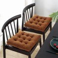 thumbnail image 4 of Solid Color Chair Cushion,Thickened Soft Padded Cushion,Floor Cushion,Kitchen Dining Chair Cushion,Patio Chair Cushion,Foam Added Cushion,Soft Seating Support Pad Holiday Gifts, 4 of 6
