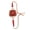 Rose Gold Case Red Dial, variant on Women’s Rhinestone Inlaid Bangle Quartz Watch, 30M Waterproof Mineral Crystal Alloy Case Adjustable Chain Bracelet Elegant Ladies Dress Wristwatch