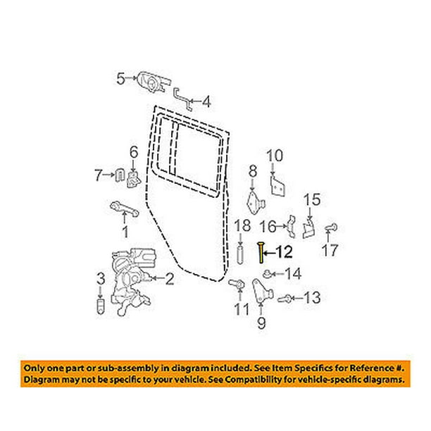 Jeep Chrysler Oem 07 16 Wrangler Front Door Hinge Pin 55395702ae Walmart Com Walmart Com