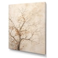 thumbnail image 2 of Designart "Solitary Beige Maple Serenity" Tree Maple Canvas Art Print, 2 of 7
