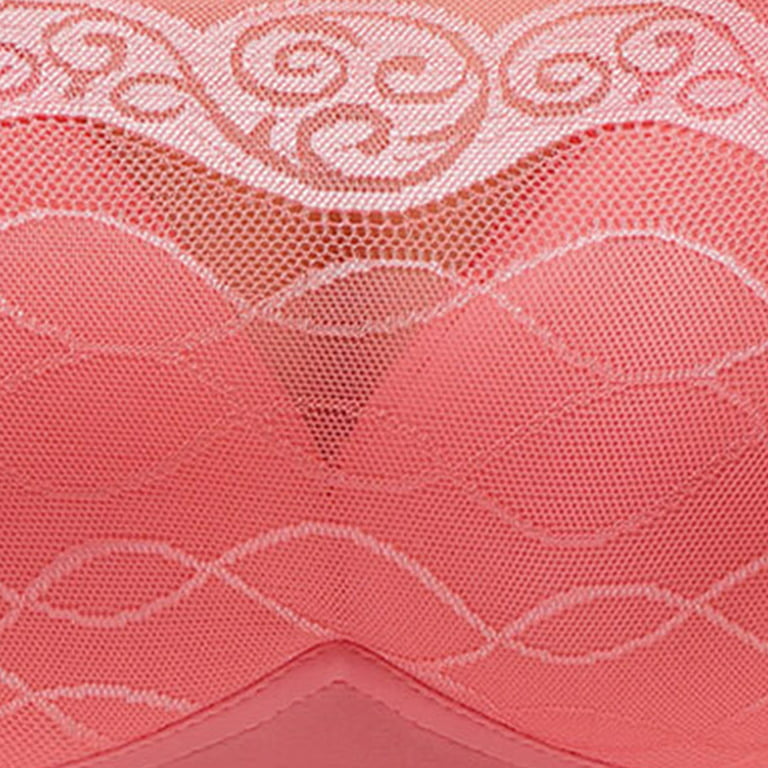 Lopecy-Sta Woman Sexy Ladies Bra without Steel Rings Medium Cup Large Size  Breathable Gathered Underwear Daily Bra without Steel Ring Sales Clearance  Bras for Women Push Up Bras for Women Rose Gold 