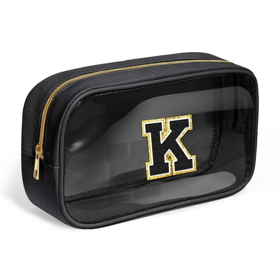 YOOLIFE Travel Makeup Bag Toiletry Bag for Women, Clear Make up Bag PVC Cosmetic Bag Travel Accessories Large Makeup Pouch Brithday Gifts for Teacher Mother Wife Girlfriend