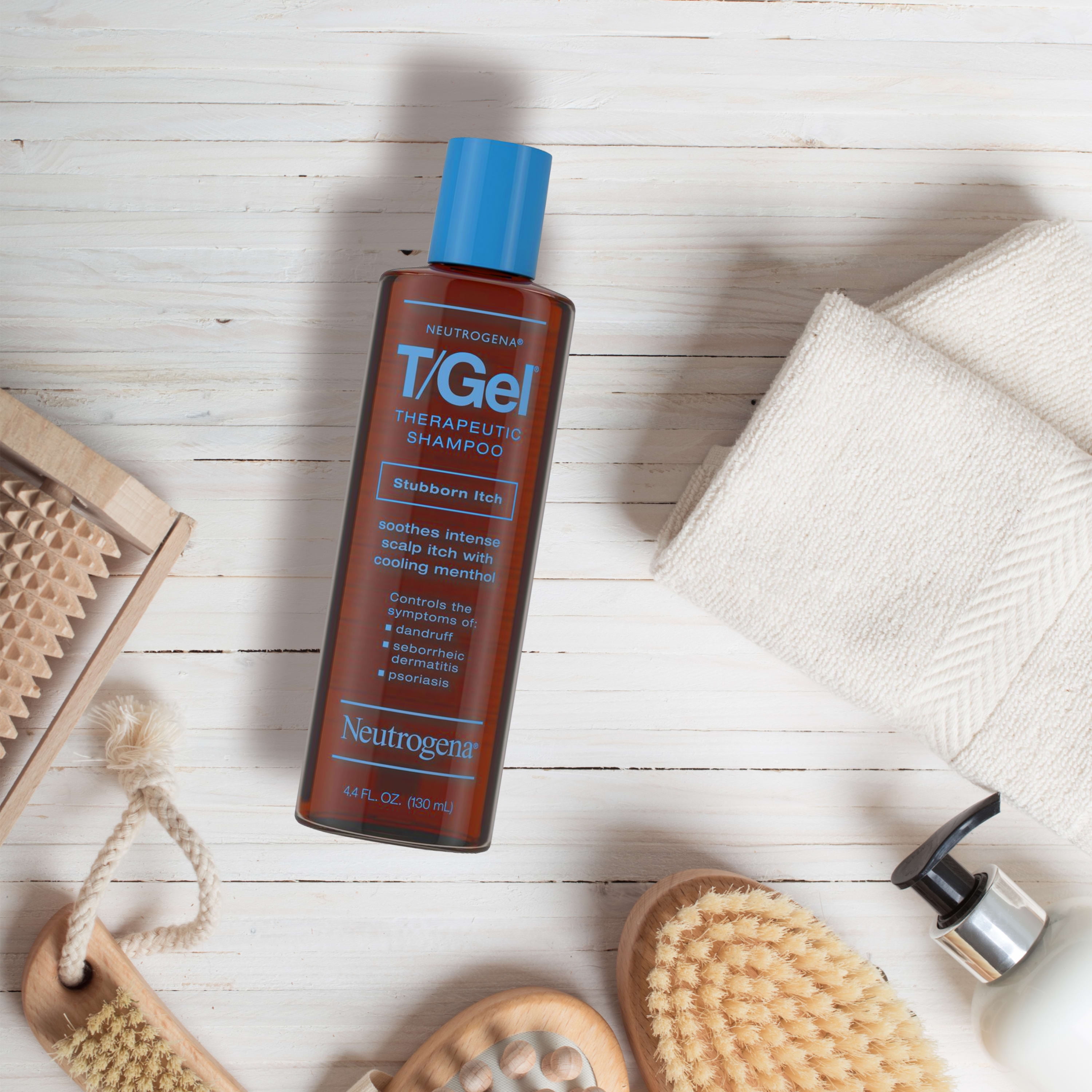 Neutrogena T Gel Stubborn Itch Therapeutic Dandruff Shampoo 4 4 Fl Oz Walmart Com Walmart Com