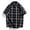 Black, variant on Dpytoraw Men's Summer Plaid Short Sleeve Shirt / Vintage Patterned Casual Shirt Men’s Short Sleeve Shirts