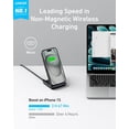 thumbnail image 2 of Anker 313 Wireless Charger (Stand), Qi-Certified for iPhone 17/17/17 Pro/17 Pro Max/15/14/13, 10W Fast-Charging Galaxy S23 S22 S21(No AC Adapter), 2 of 6