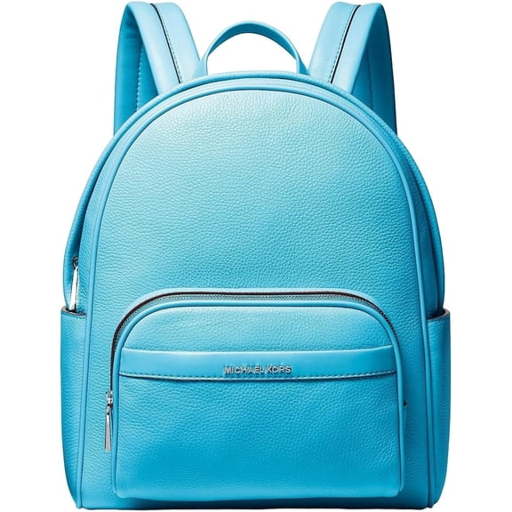 Michael Kors Bex Medium Pebbled Leather Backpack, Santorini Blue