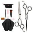 thumbnail image 3 of Set De Tijeras De Peluqueria shamjiam Tijeras De adelgazamiento negro, 3 of 9