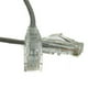 Cable Wholesale 13X6-62105 5 Pi. Cat6a Gris Mince Ethernet Patch Cable&44; Snagless & Moulé Boot – image 1 sur 1