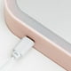 thumbnail image 5 of Espejo de maquillaje Salvador Luz retroiluminada 3 engranajes ajustable carga USB rosa, 5 of 8