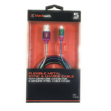 Blackweb Coil 5', Rainbow