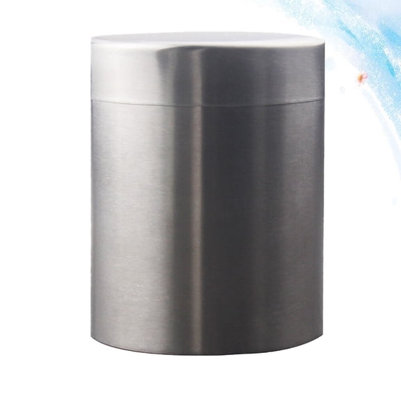 Uonlytech Moistureproof Coffee Bean Storage Container Stainless Steel Tea Canister Grey 1Pack
