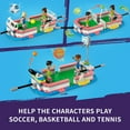 thumbnail image 5 of LEGO Friends Sports Center 41744 Building Toy Set for Boys and Girls Ages 8 and up, Includes Football, Basketball and Tennis Games, A Fun Gift for Kids Who Love Sports and Pretend Play, 5 of 9