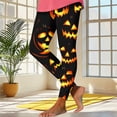 thumbnail image 5 of Stamzod Leggings for Women Tummy Control Slim Fitted Workout Leggings High Waisted Soft Yoga Pants Women Halloween Costume, 5 of 5