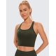 thumbnail image 2 of Remera CRZ YOGA Butterluxe Crop Top con Espalda Racer Oliva XL, 2 of 5