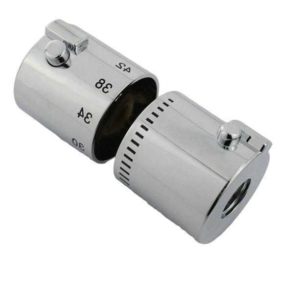 Water Temperature Control Handle Shower Control Knob Double Spindles Shower Handle Bathroom Accessory for Shower Systems