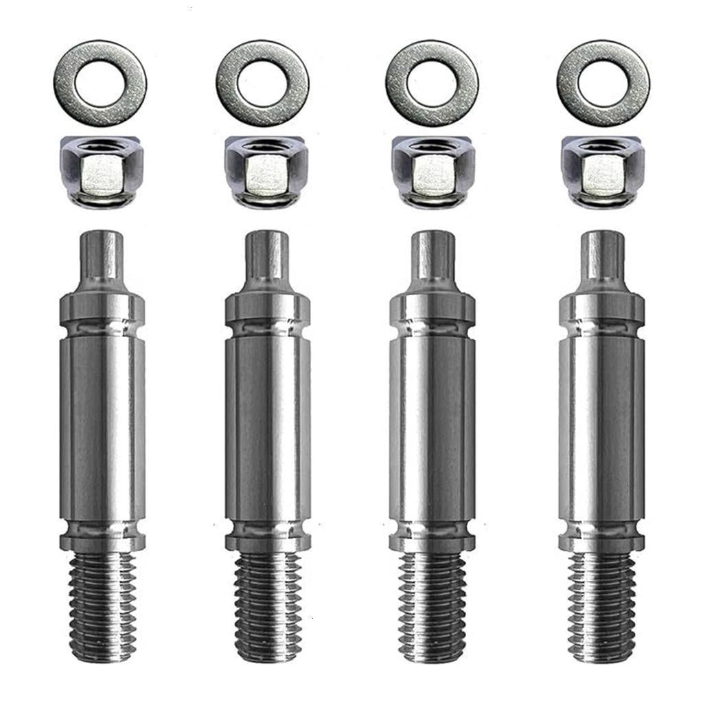 4 Pack Dryer Roller Shafts Replacement Dryer Rollers Household Dryer Maintenance Part Stainless Steel Texture