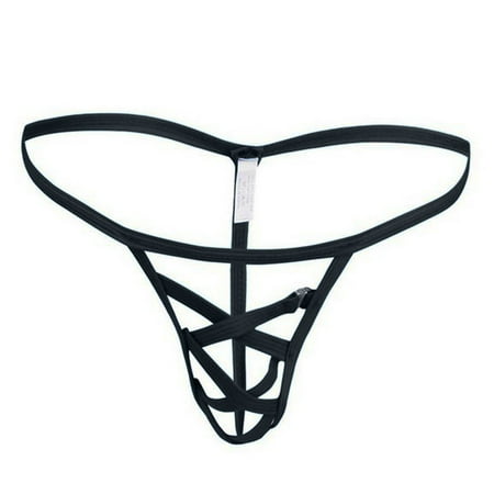 

Mishuowoti Bikini Panties Briefs Men sLow Waist Ice Male G Strings Mens Silk Micro