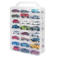 thumbnail image 1 of Maletín de almacenamiento KISLANE de doble cara para 46 coches Hot Wheels, 1 of 5