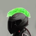thumbnail image 4 of Casco Pelucas Zulema Fiesta Motocicleta Postizo Verde, 4 of 8