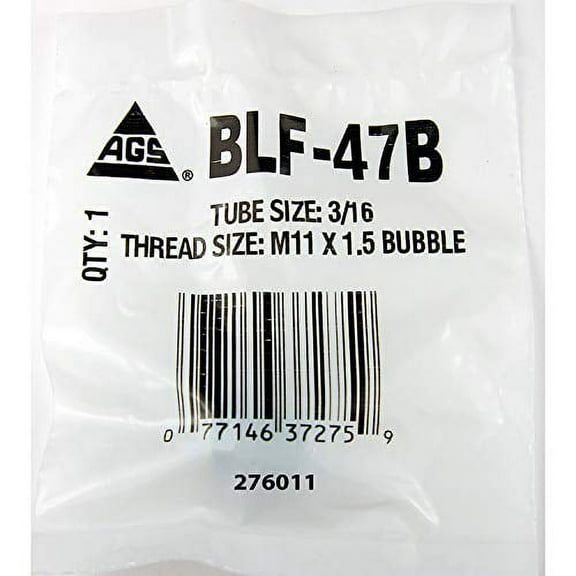 AGS BLF47B Bubble Nut, 3/16" (M11 X 1.5)