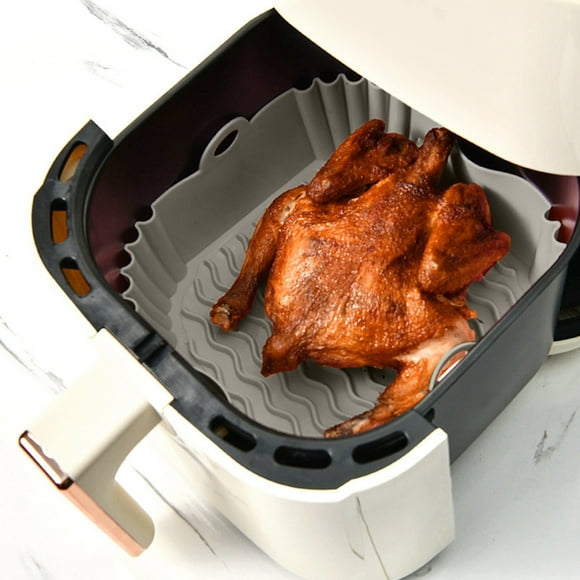 Bandeja para hornear de silicona para freidora de aire cuadrada Freidora de aire cuadrada Silicona Color Durable
