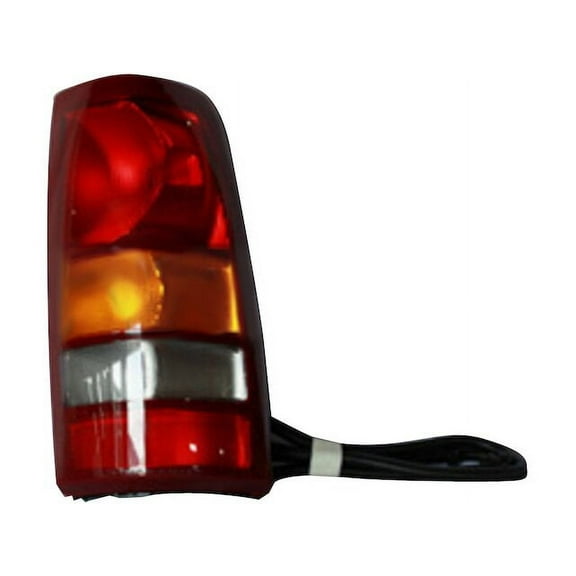Right Tail Light Assembly - Compatible with 2001 - 2002 Chevy Silverado 2500 HD