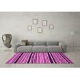 thumbnail image 3 of Ahgly Company Indoor Round Abstract Purple Modern Area Rugs, 8' Round, 3 of 4