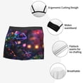 thumbnail image 3 of Pofeuu Glowing Chameleon Fantasy Art Print Men’s Boxer Briefs, Moisture-Wicking Underwear, Regular,Trunk-X-Large, 3 of 5