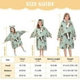 thumbnail image 3 of joogoo Wearable Blanket Hoodie for Dogs Cartoon Heads Oversized Sherpa Hooded 3-14 YR M, 3 of 7