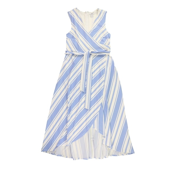 Bar Iii Womens Striped Wrap Dress