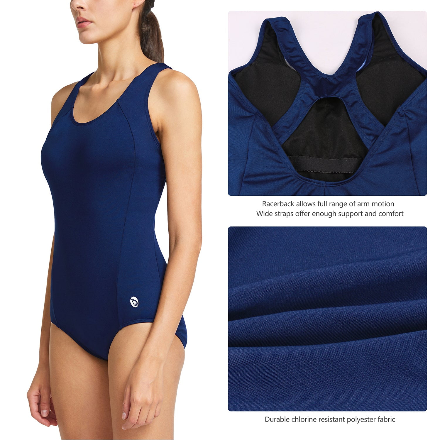 Baleaf One Piece Bathing Suit For Women Swimsuit Athletic Training