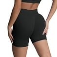 thumbnail image 1 of Pantalones cortos sin costuras para mujer - Pantalones cortos de yoga de cintura alta - Nailon/spandex, XS-XL - Elásticos en 4 direcciones, realzan las caderas, 1 of 4