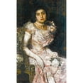 thumbnail image 3 of Antonio Mancini 12x18 Black Modern Framed Museum Art Print Titled - Before the Ball, 3 of 5
