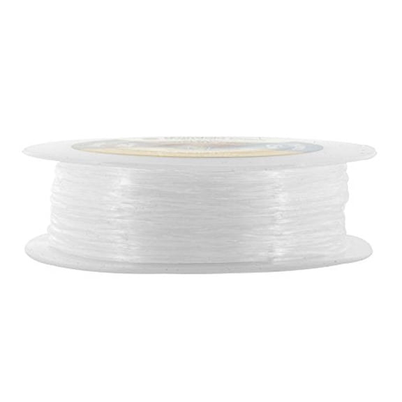 Mandala Crafts Clear Elastic Cord Stretchy Fiber String for Bracelets, Jewelry Making, Beading