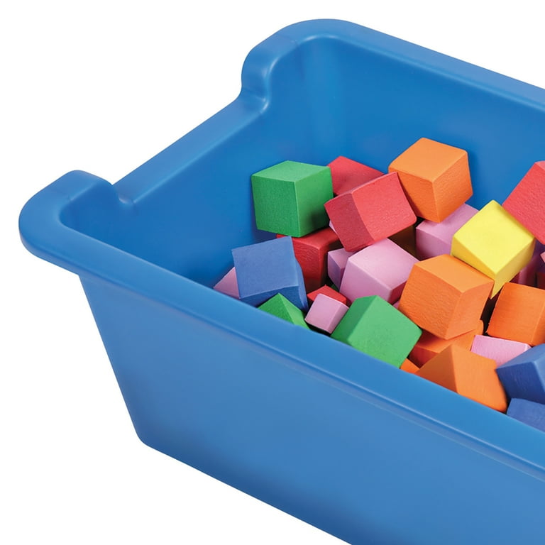 Antimicrobial Rectangle Storage Bin, Blue Antimicrobial Rectangle Storage Bin, Blue