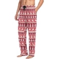 thumbnail image 5 of HPINK-T Christmas Mens Sleep Pajama Pants Set Bottoms Merry Christmas Fleece Lounge Sleepwear PJs, 5 of 13