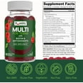 thumbnail image 3 of YUM-V’s Multivitamin Gummies for Teen with Biotin and Antioxidants for Healthy Hair, Skin & Nails, Raspberry Flavor, 60 Count, 3 of 9