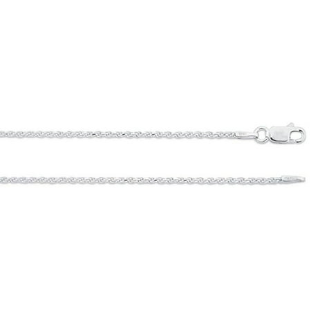 1mm Spool Necklaces - ZilverZoom Sterling Silver .925 Rope Necklace Chain 1mm Thick, 30