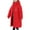 Red, variant on Otqutp Girls Heavyweight Long Puffer Jacket Kids Windproof Warm Solid Cozy Quilted Padded Down Coat with Pockets Hooded Outwear