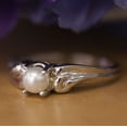 thumbnail image 6 of 14k White Gold Freshwater Cultured Pearl Ring, 6 of 8