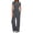 Dark gray, variant on Casual long-sleeve suit top with high-waisted wide-leg pants