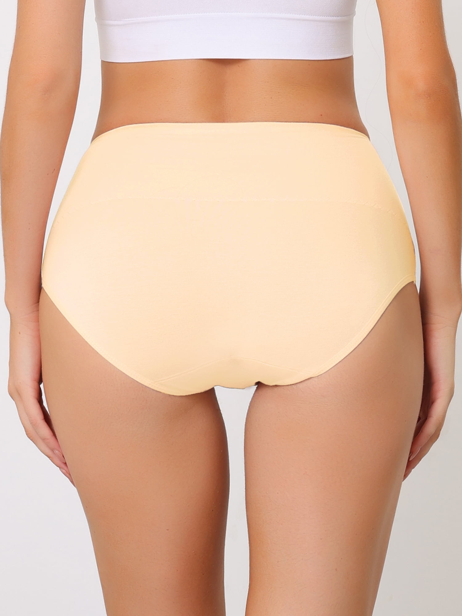 DARING DIVA Women's High Waist Shaping Tummy Control Panties Brief L Beige