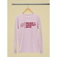 thumbnail image 2 of World's Greatest Mom Long Sleeve Women's, 2 of 4