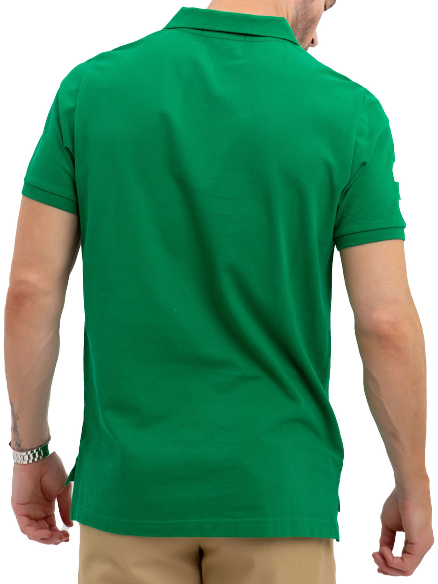U.S. Polo Assn. Men's Solid Pique Polo Shirt - image 3 of 3