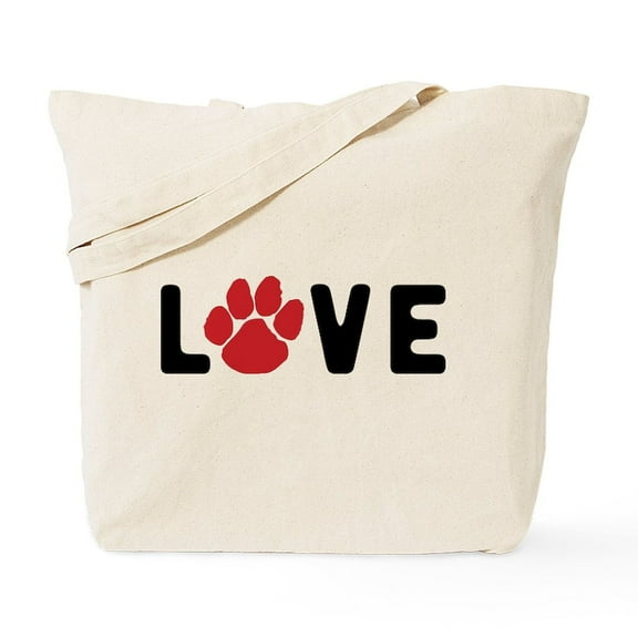 CafePress - Puppy Love Tote Bag - Unisex Canvas Tote Bag, Beige, 1-Piece