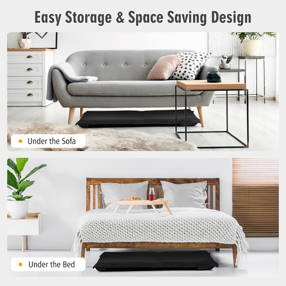 Finihen Floor Chair, Folding Lazy Sofa Chair, Adjustable 6 Positions Folding Lazy Man Sofa Chair, for Living Room, Bedroom, for Gaming, Reading, Black Finihen Floor Chair, Folding Lazy Sofa Chair, Adjustable 6 Positions Folding Lazy Man Sofa Chair, for Living Room, Bedroom, for Gaming, Reading, Black
